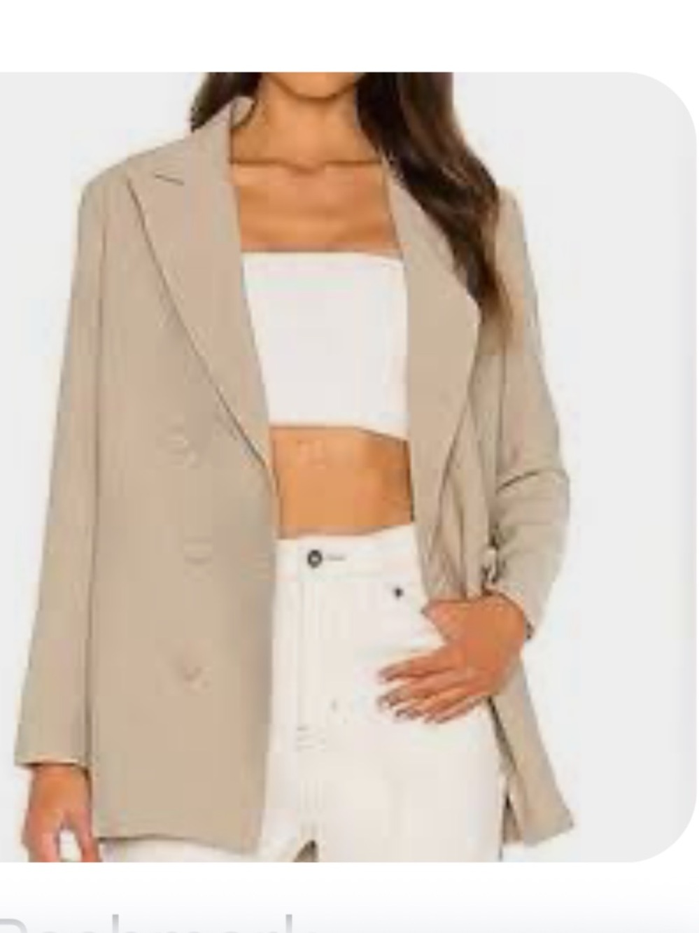 SNDYS Lightweight double breasted Jacket
